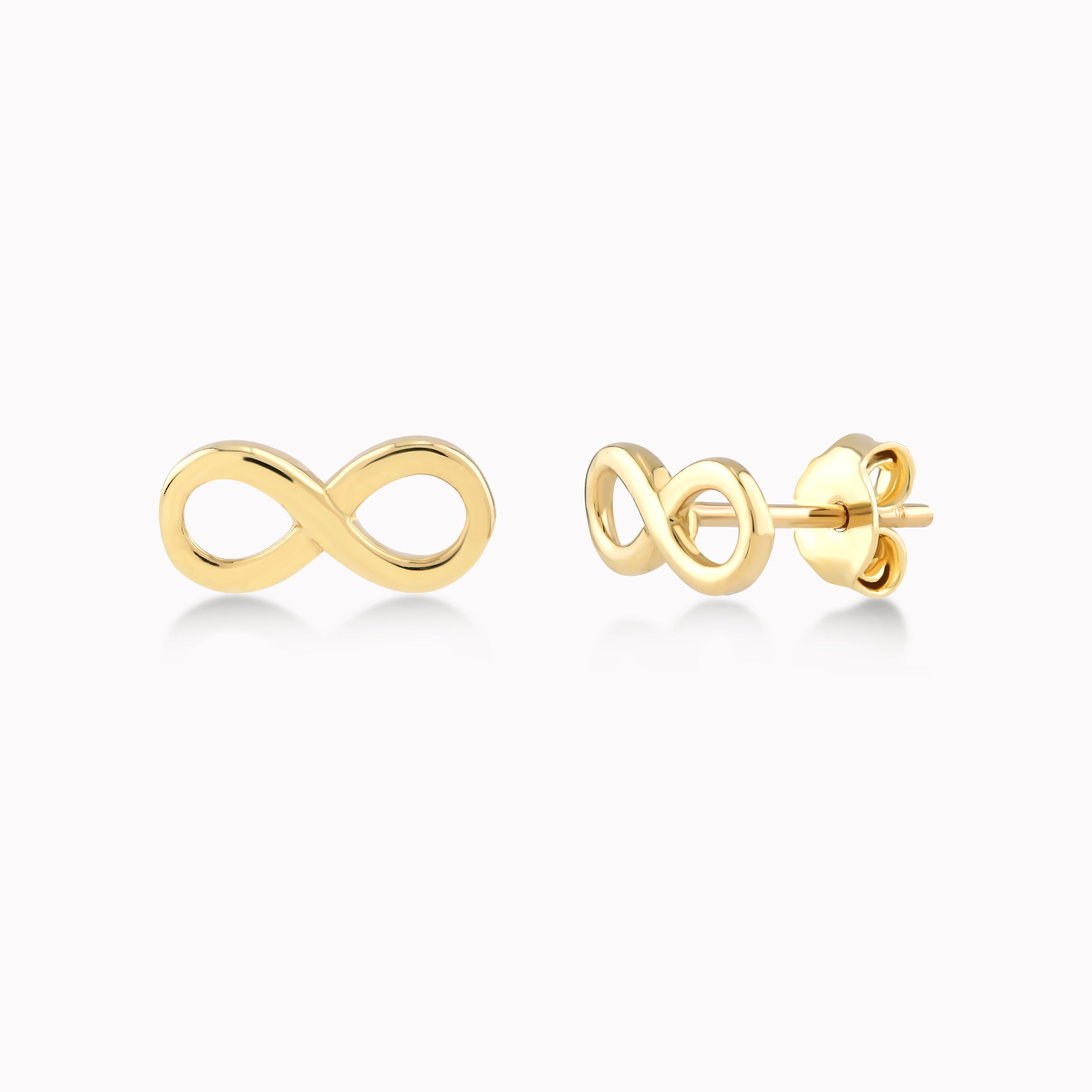 Cercei Aur Galben 14K Infinit 0.99gr