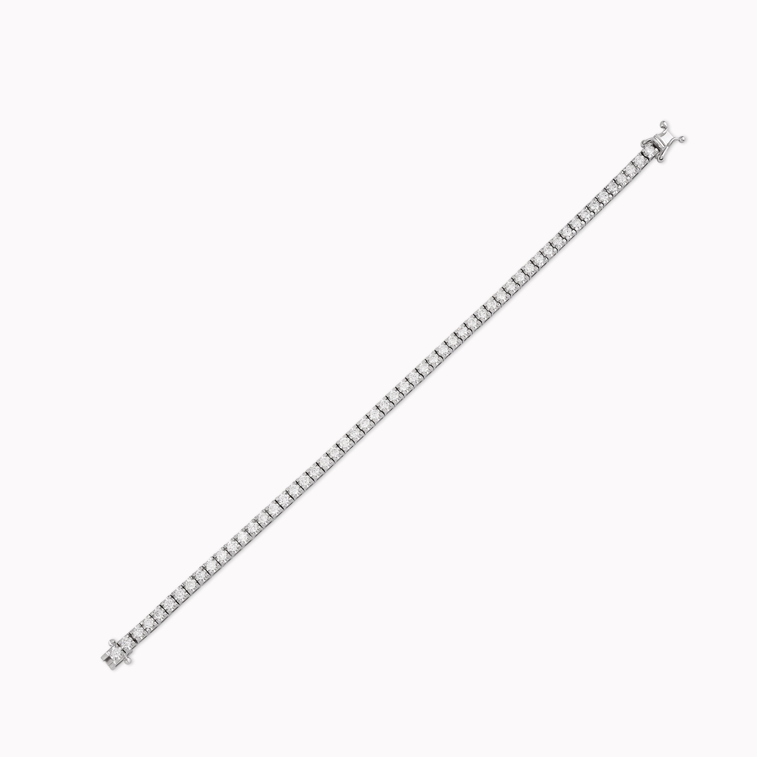 Bratara Aur Alb 14K cu Diamante 3.00ct