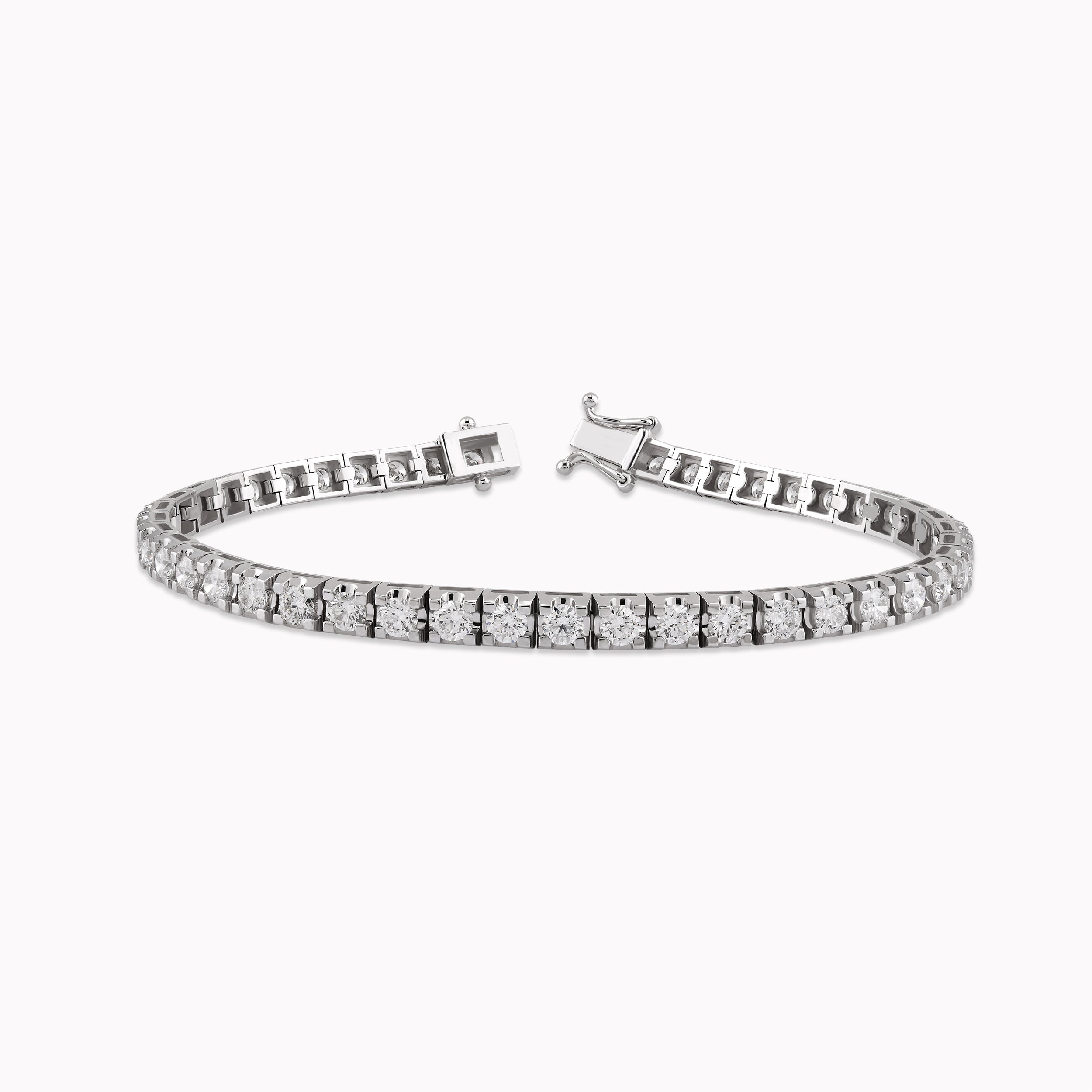 Bratara Aur Alb 14K cu Diamante 2.00ct