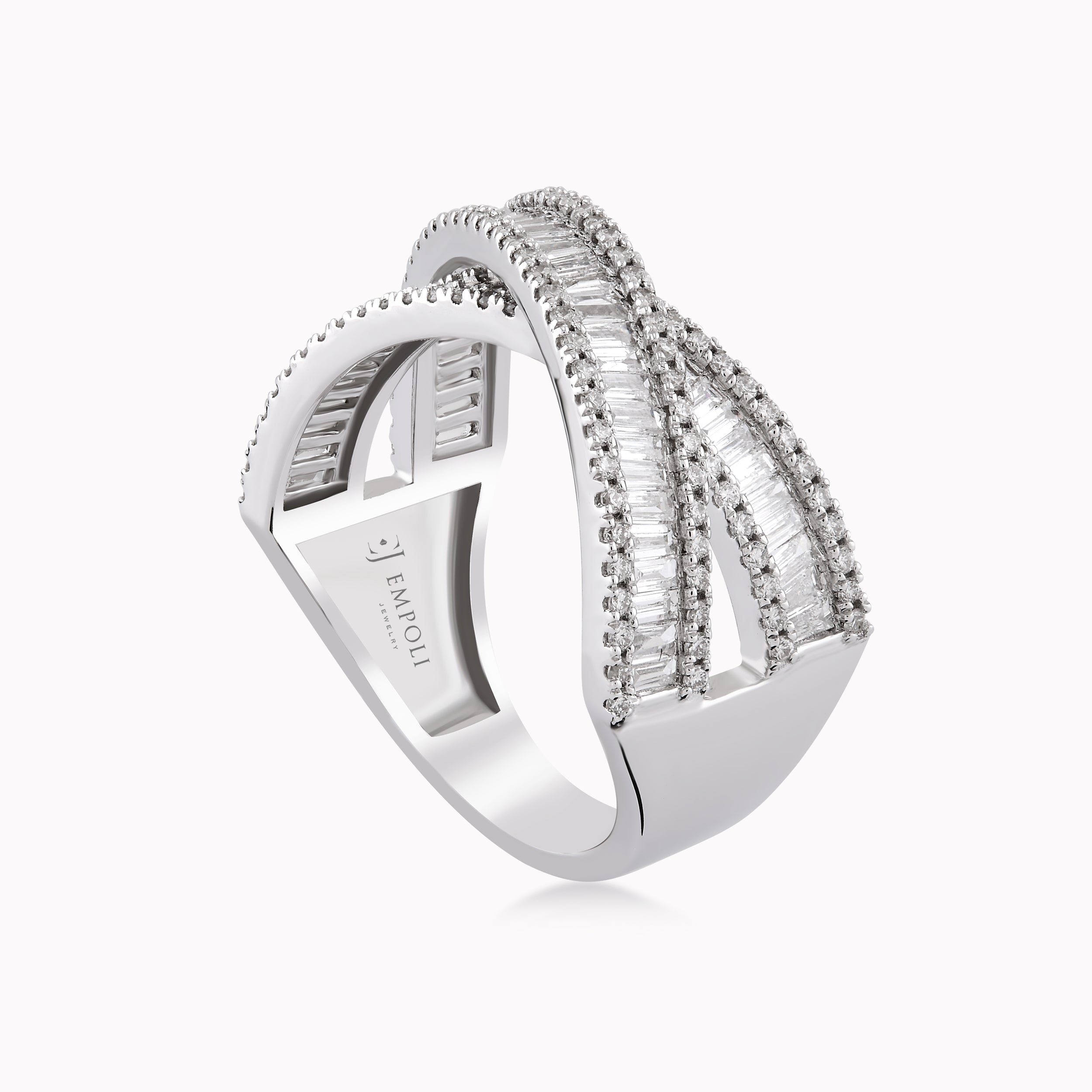 Inel Aur Alb 18K Cu Diamante 1.01ct