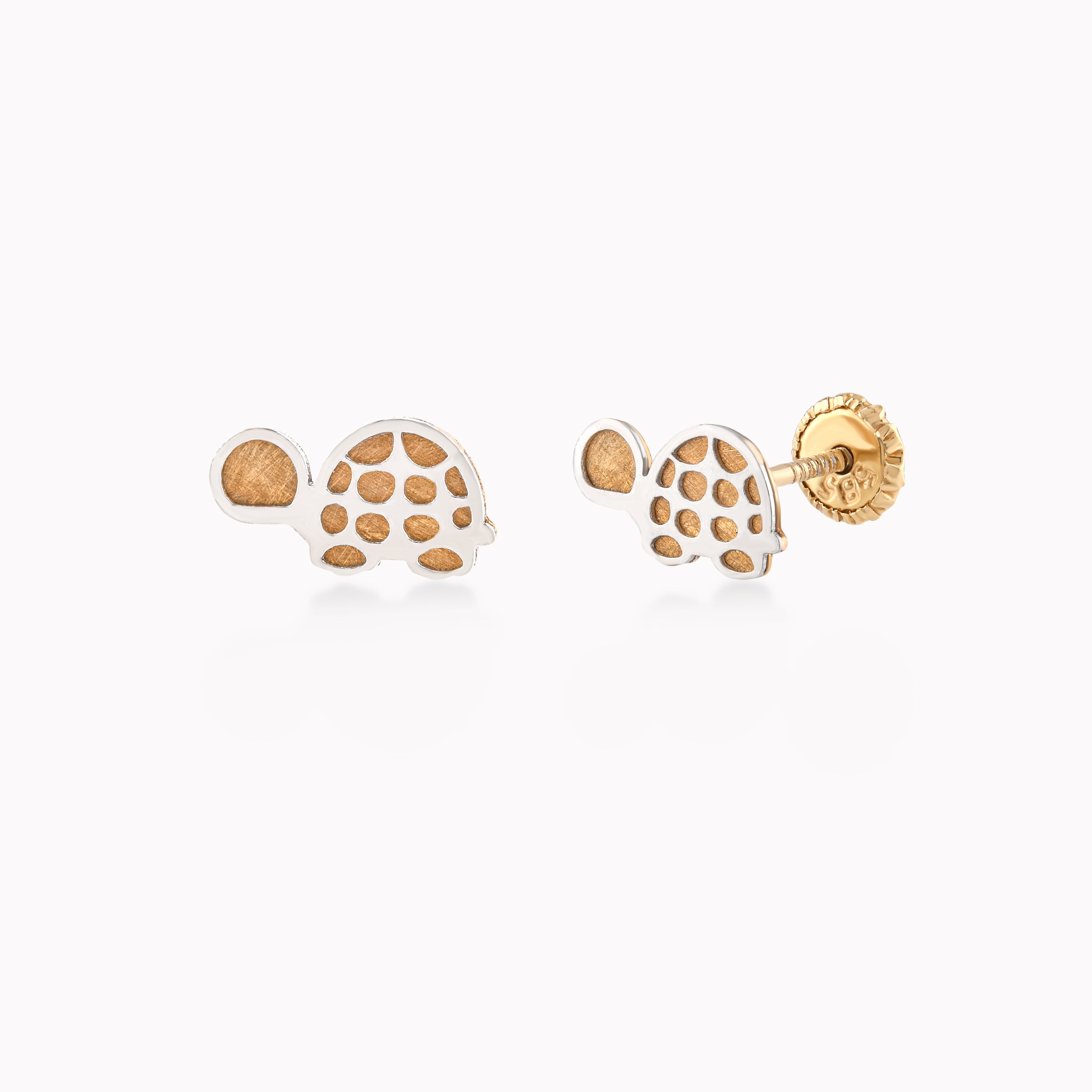Cercei Aur Galben 14k Cu Protectie 0.30gr