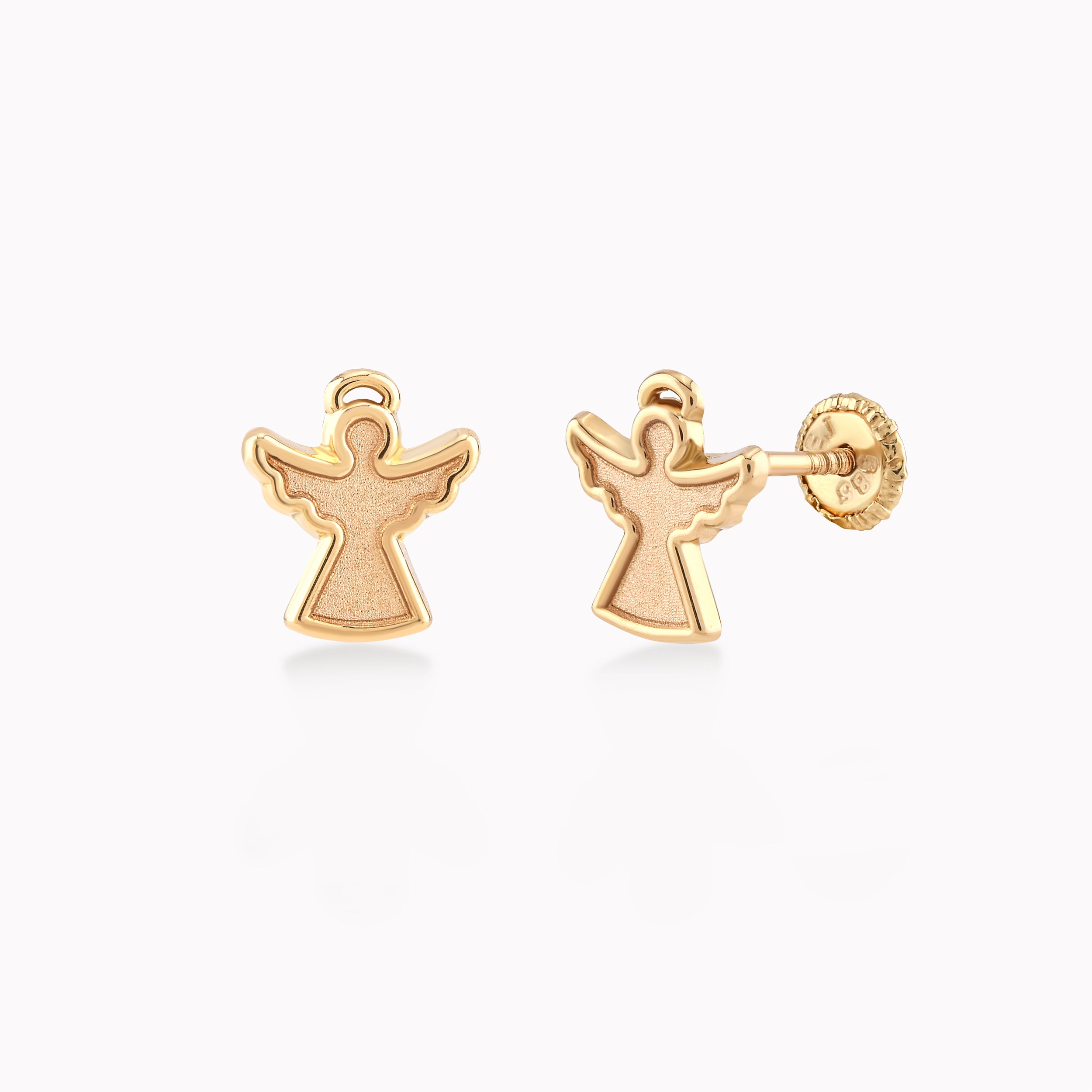 Cercei Aur Galben 14k Cu Protectie 0.39gr
