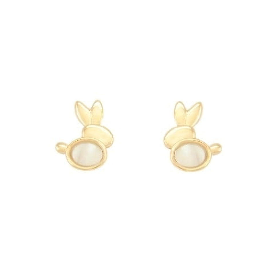 Cercei Aur Galben 14k Cu Sidef Cu Protectie 0.38gr