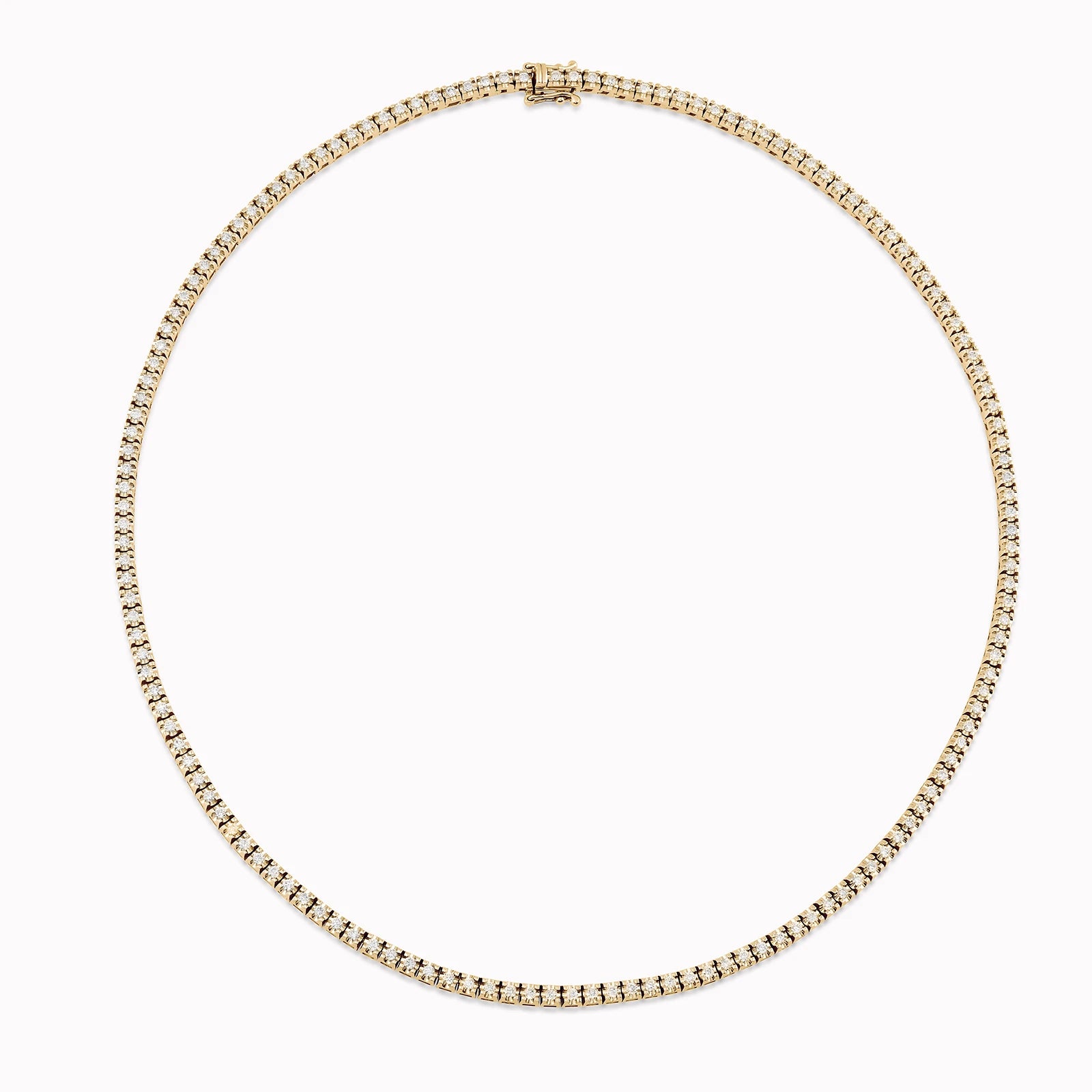 Colier Tennis Aur Galben 14K cu Diamante de 2.00ct