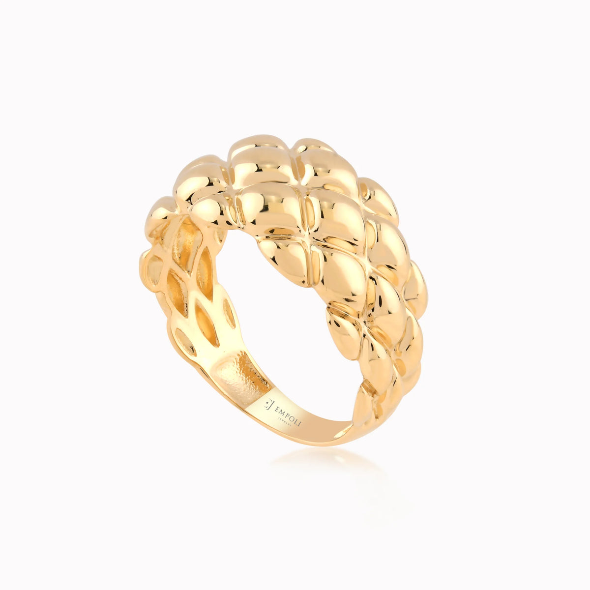 Inel din aur galben 14K - detaliu